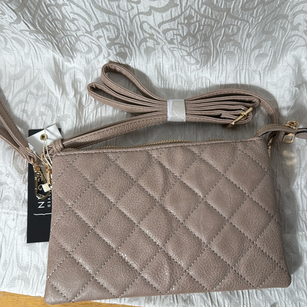 Isabel Dusty Rose/nude Crossbody purse